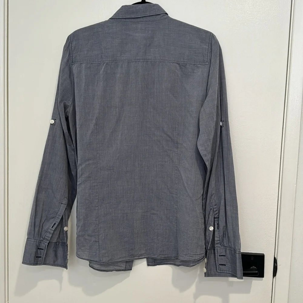 J Crew gray button down - Picture 3 of 3